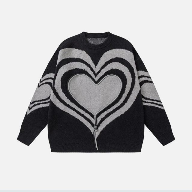 Stilla | Pullover med dristig hjerteudskæring