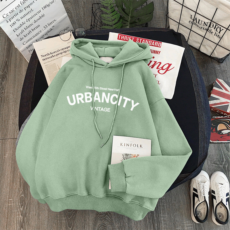 Femme Vintage Grafik Hoodie Stilla
