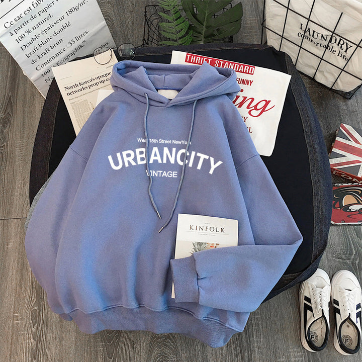 Femme Vintage Grafik Hoodie Stilla