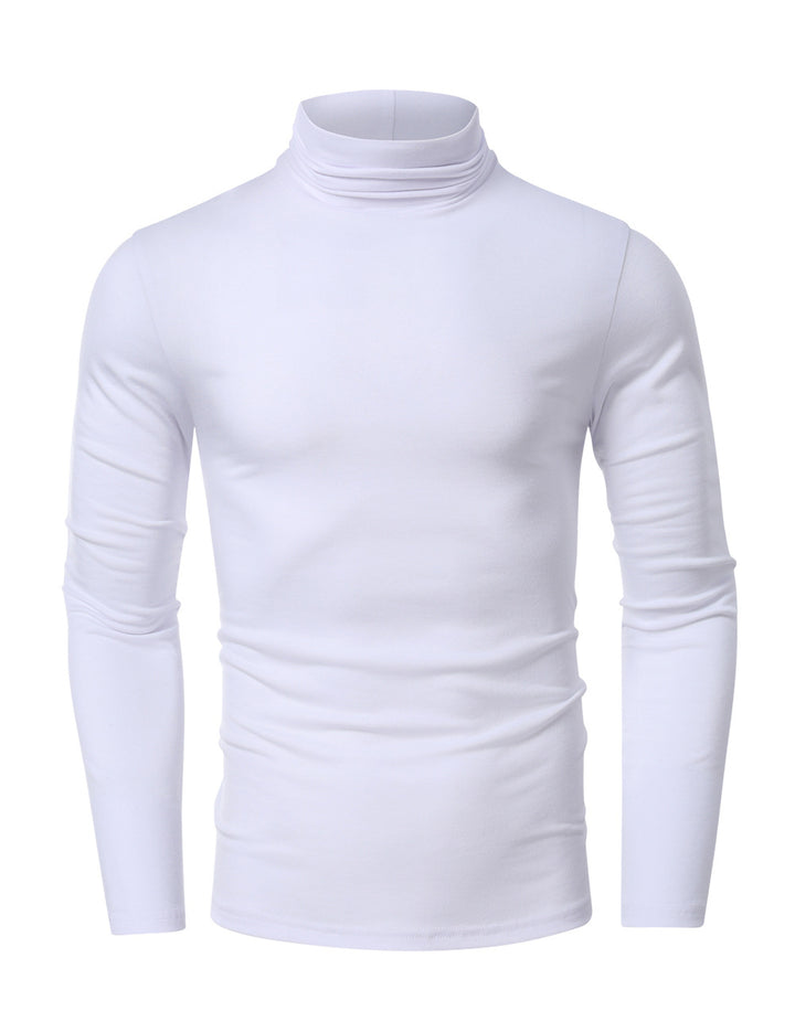 Herrer rullekravepullover lavet af elastisk bomuldsblanding Stilla