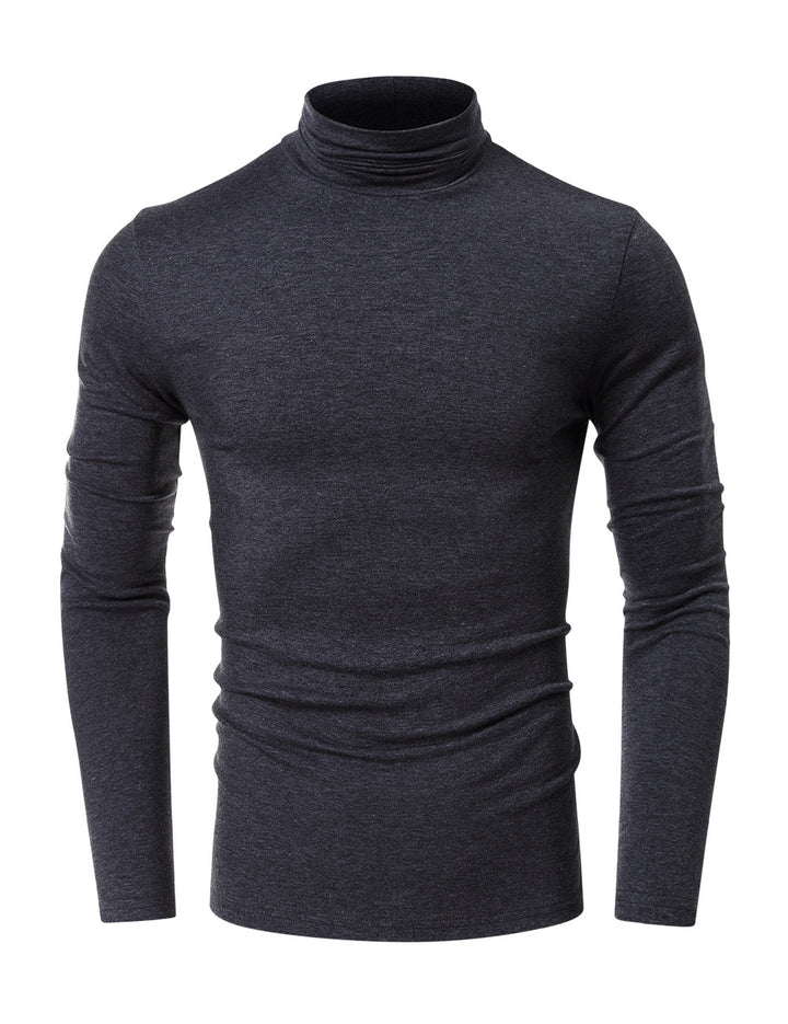 Herrer rullekravepullover lavet af elastisk bomuldsblanding Stilla