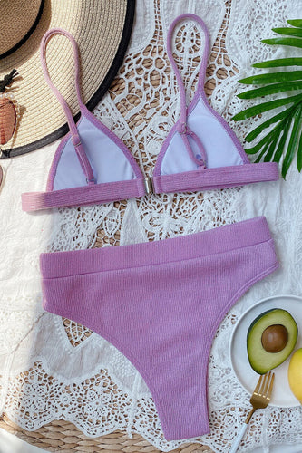 Stilla | Bikini Overdel Og String Med Struktureret Underdel