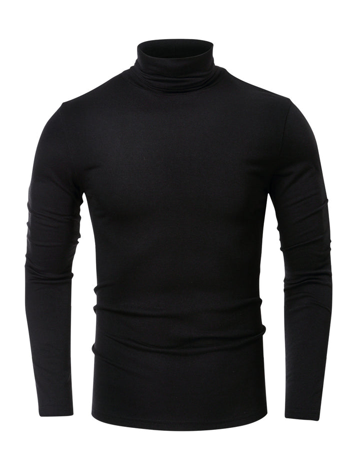 Herrer rullekravepullover lavet af elastisk bomuldsblanding Stilla