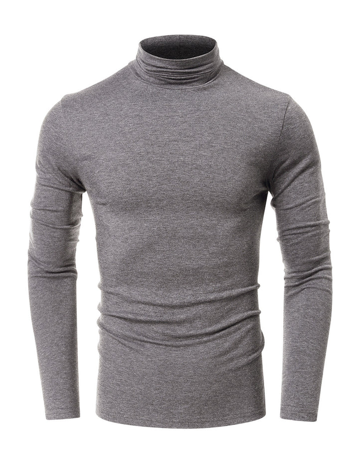Herrer rullekravepullover lavet af elastisk bomuldsblanding Stilla