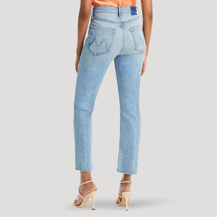 Stilla | Højtalje Lige Ben Jeans