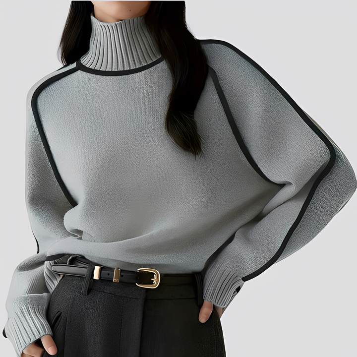 Stilla | Elegant, Afslappet Dame-Rullekravepullover