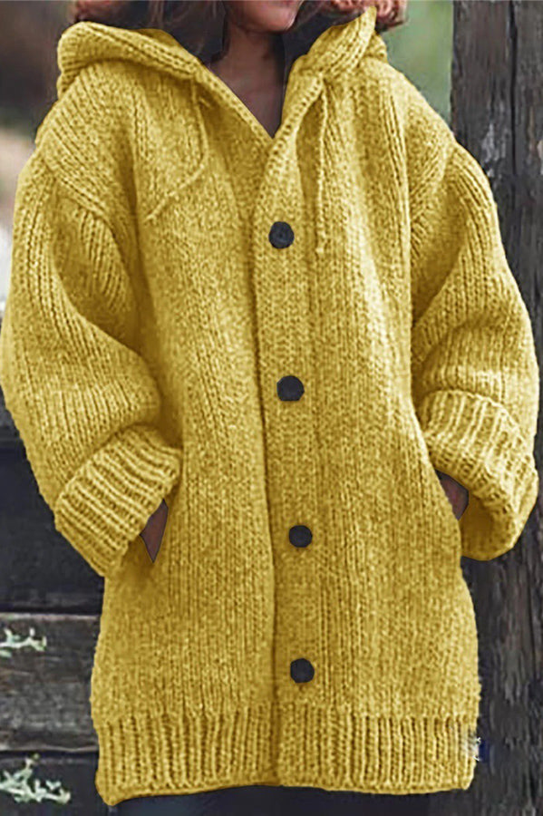 Stilla | All Day Everyday Cozy Lomme Hætte Strikketrøje