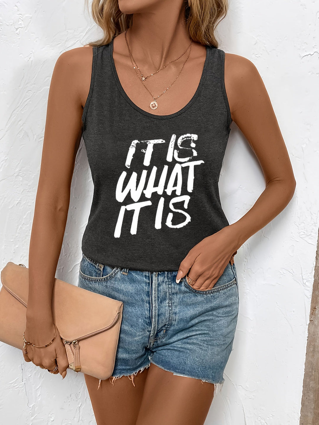 Stilla | Tank Top It Is What It. Sommer, Afslappet Top Uden Ærmer