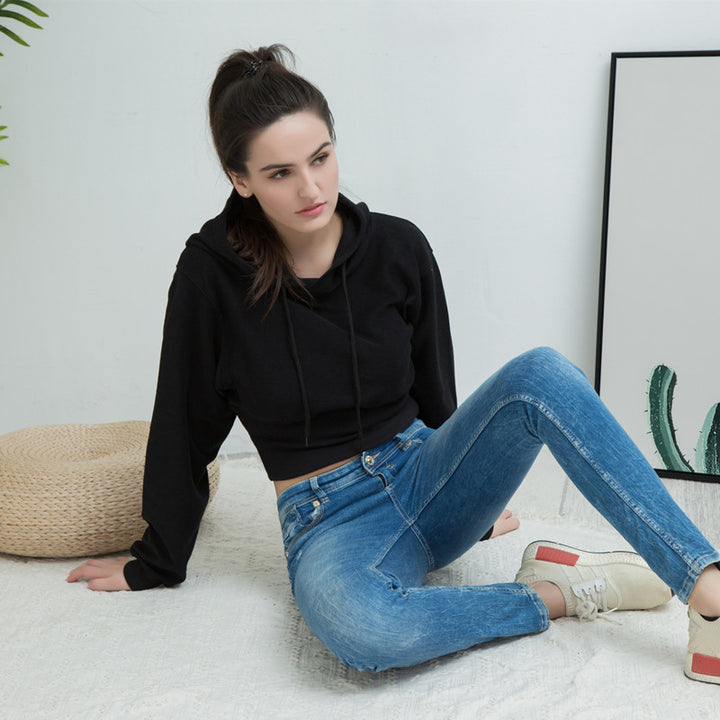 Kvinders cropped hoodie Stilla 1772505869