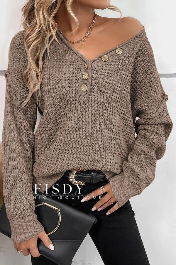 Stilla | Pullover Kaffe Med Lange Ærmer Uni