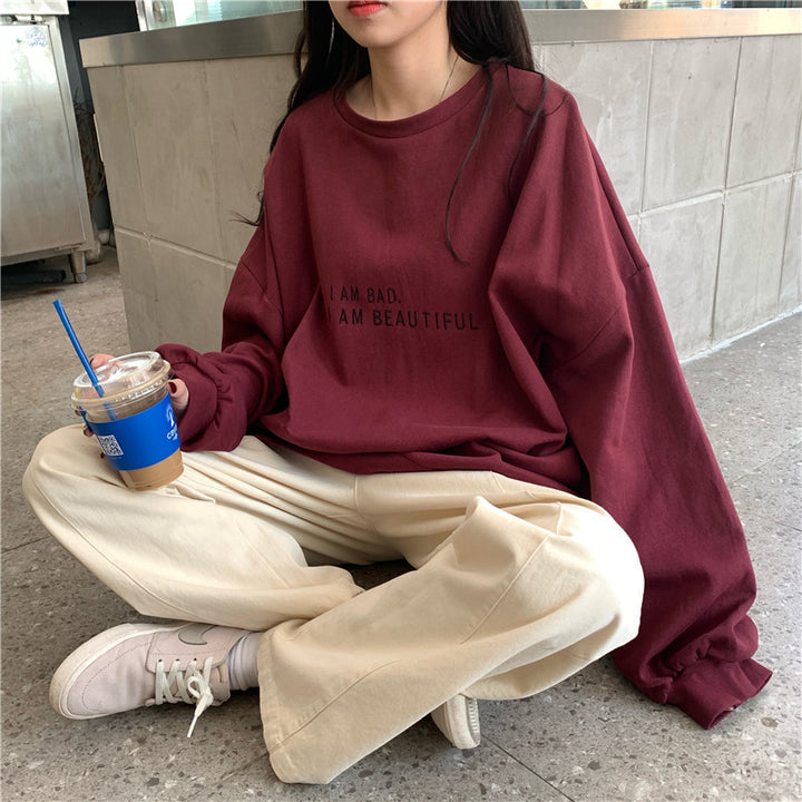 Femme Oversized Statement Sweatshirt Stilla