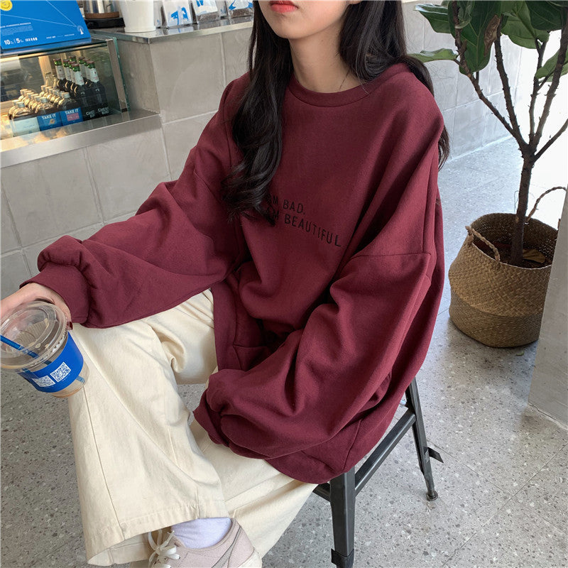 Femme Oversized Statement Sweatshirt Stilla
