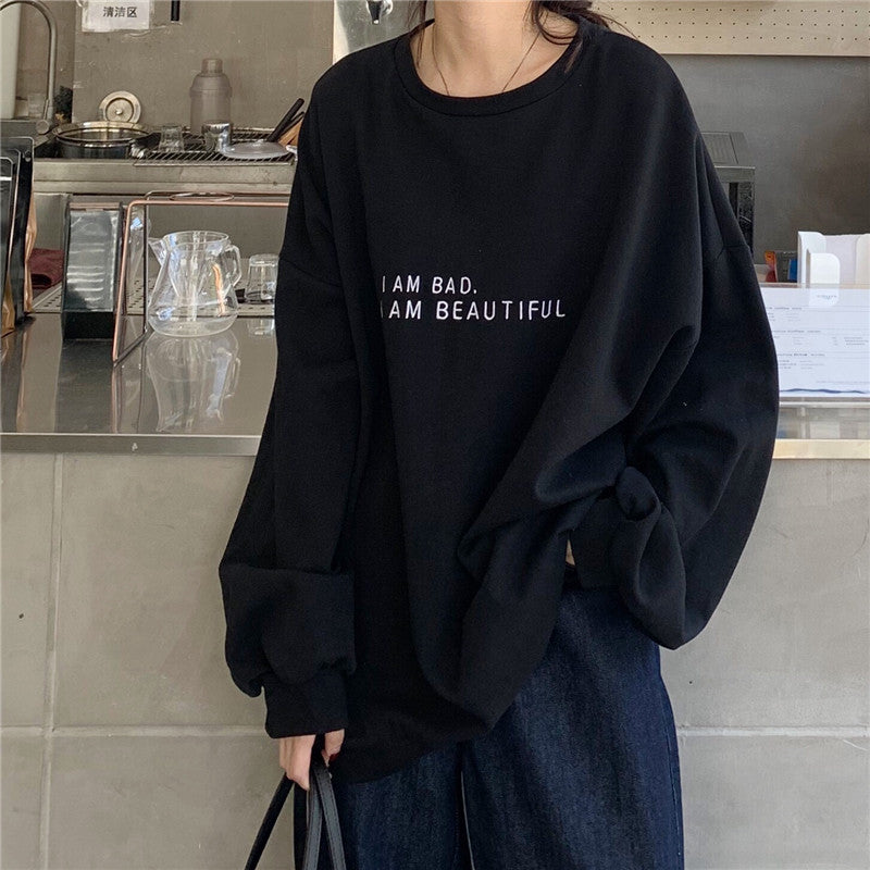 Femme Oversized Statement Sweatshirt Stilla