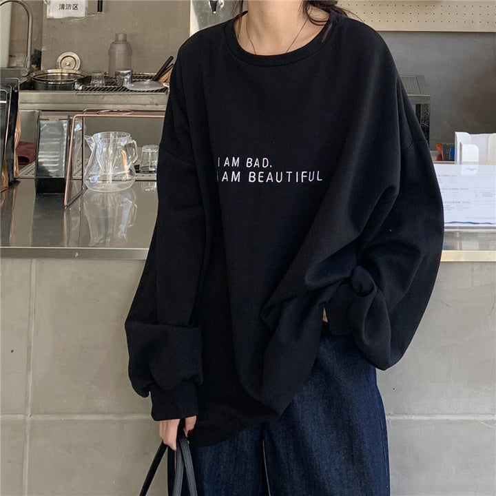 Femme Oversized Statement Sweatshirt Stilla