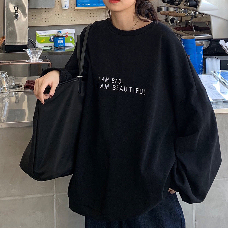 Femme Oversized Statement Sweatshirt Stilla