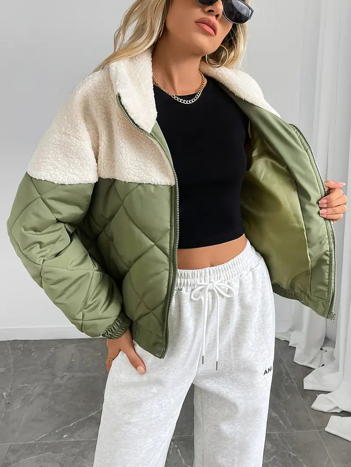 Stilla | Fleece-steppjakke