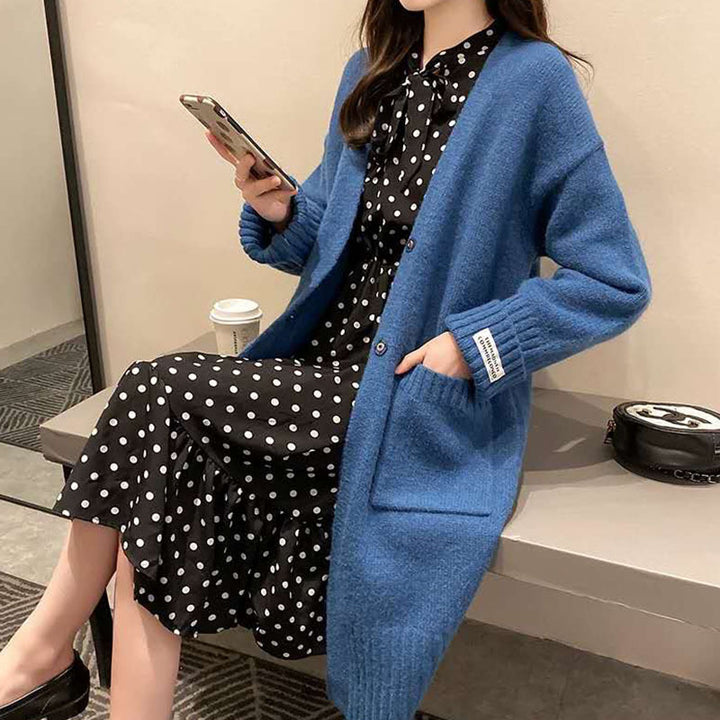 Kvinders oversized cardigan med lommer Stilla