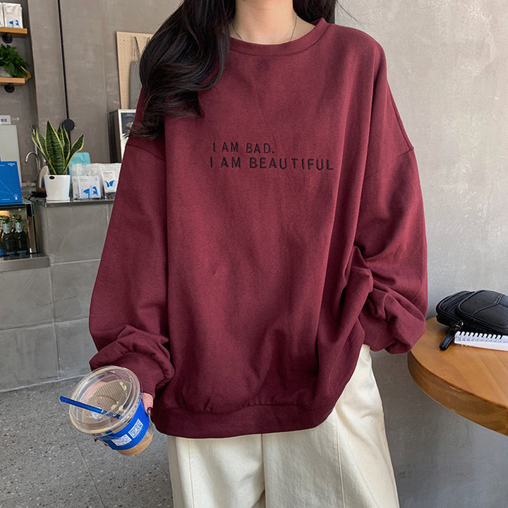Femme Oversized Statement Sweatshirt Stilla