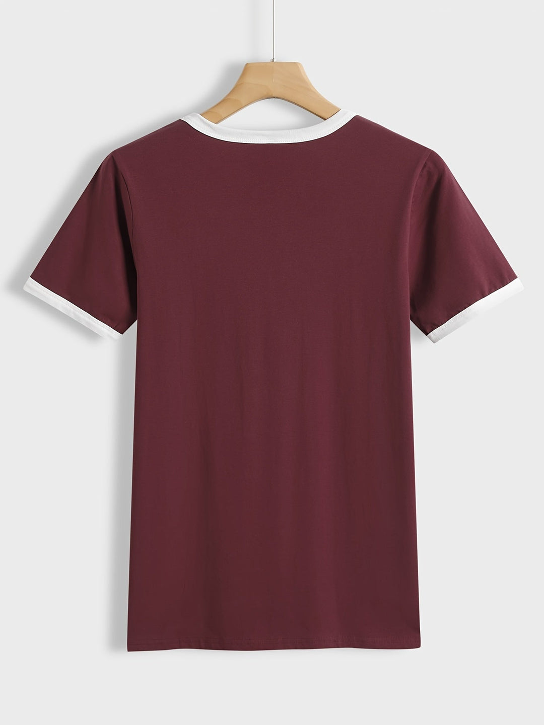 Stilla | Sommer T-Shirt, Løs Skjorte Med Korte Ærmer Og Rund Hals, Afslappet Top Lavet Af Polyester