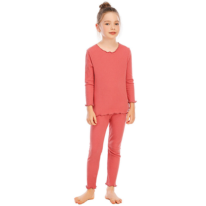 Dame pyjamasæt med charmerende flæser Stilla