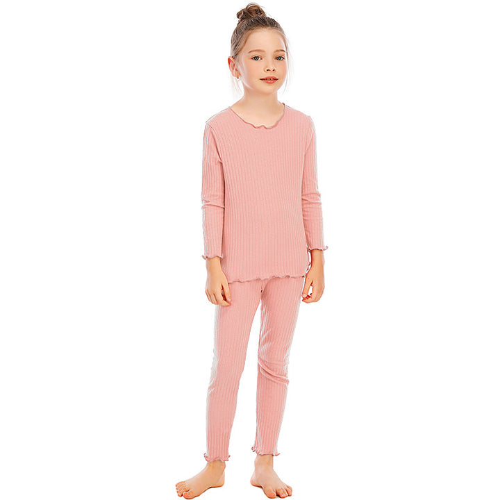 Dame pyjamasæt med charmerende flæser Stilla