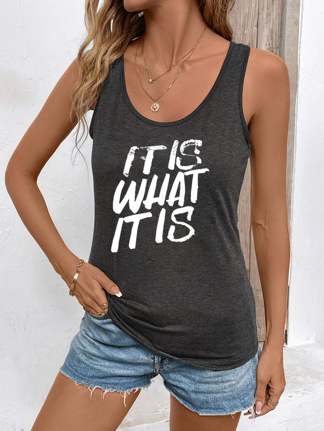 Stilla | Tank Top It Is What It. Sommer, Afslappet Top Uden Ærmer