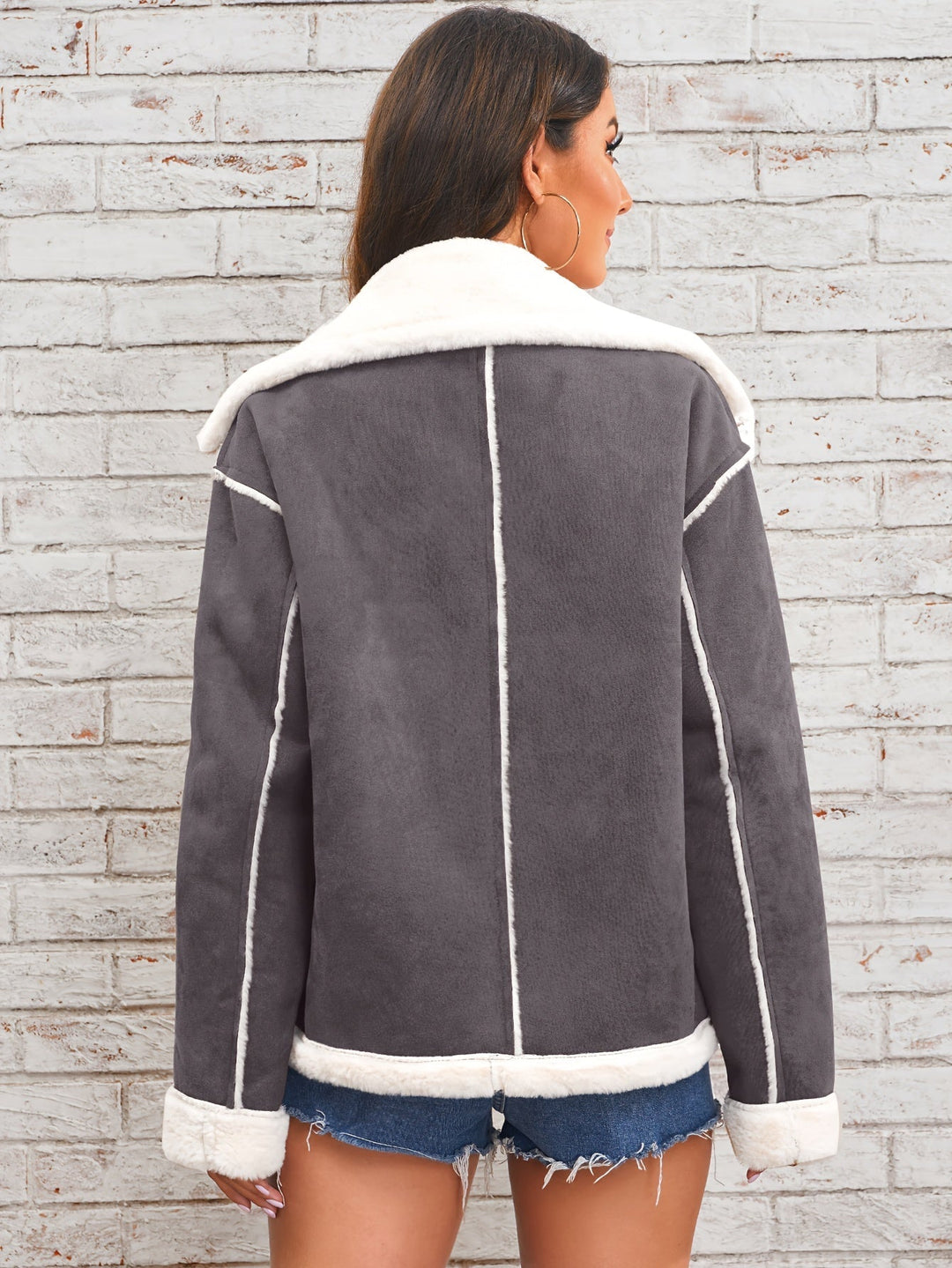 Stilla | Plysjakke Revers