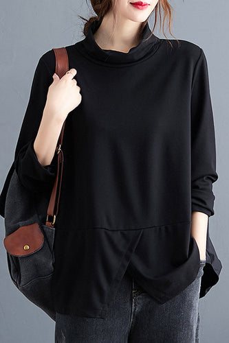 Stilla | Bluse med Ståkrave