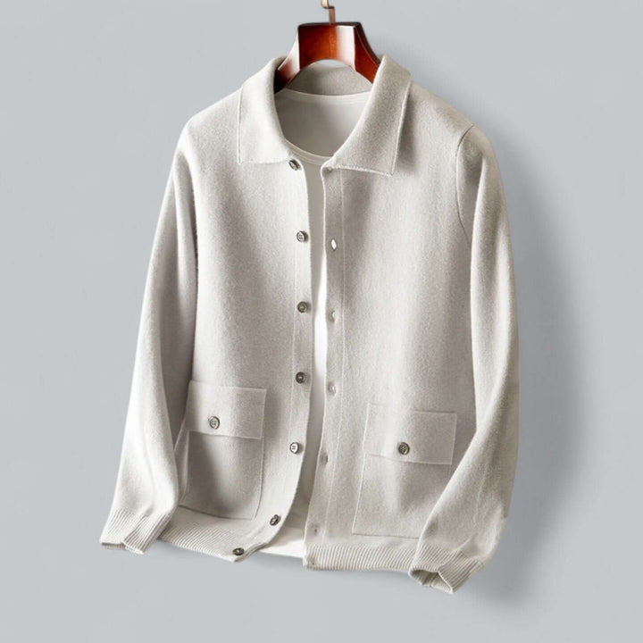 Stilla | Herre Cashmere-blanding Cardigan Jakke