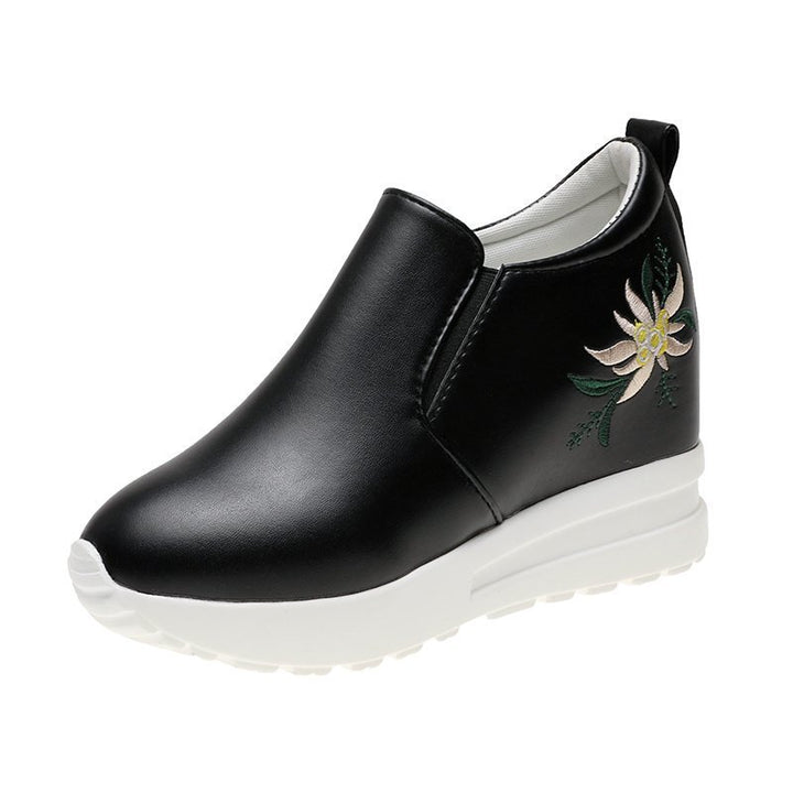 Dame Stilfulde Broderede Slip-On Sneakers Stilla