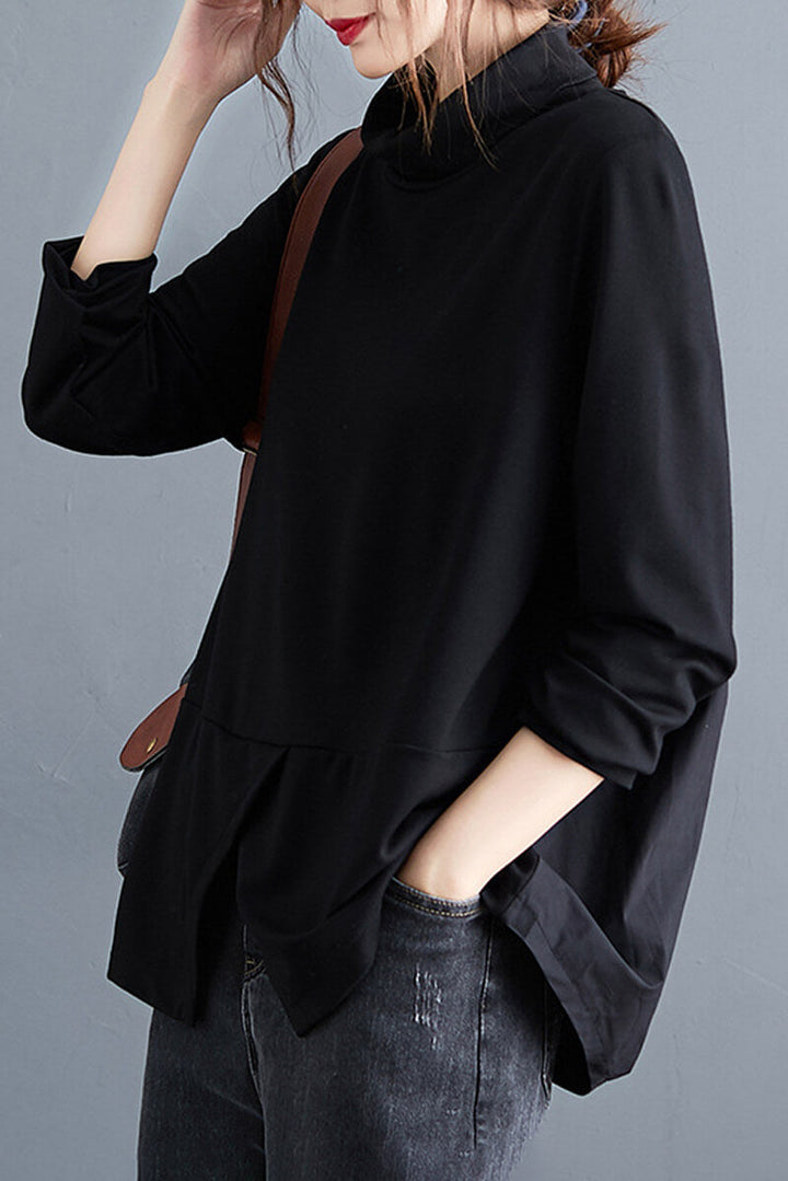 Stilla | Bluse med Ståkrave
