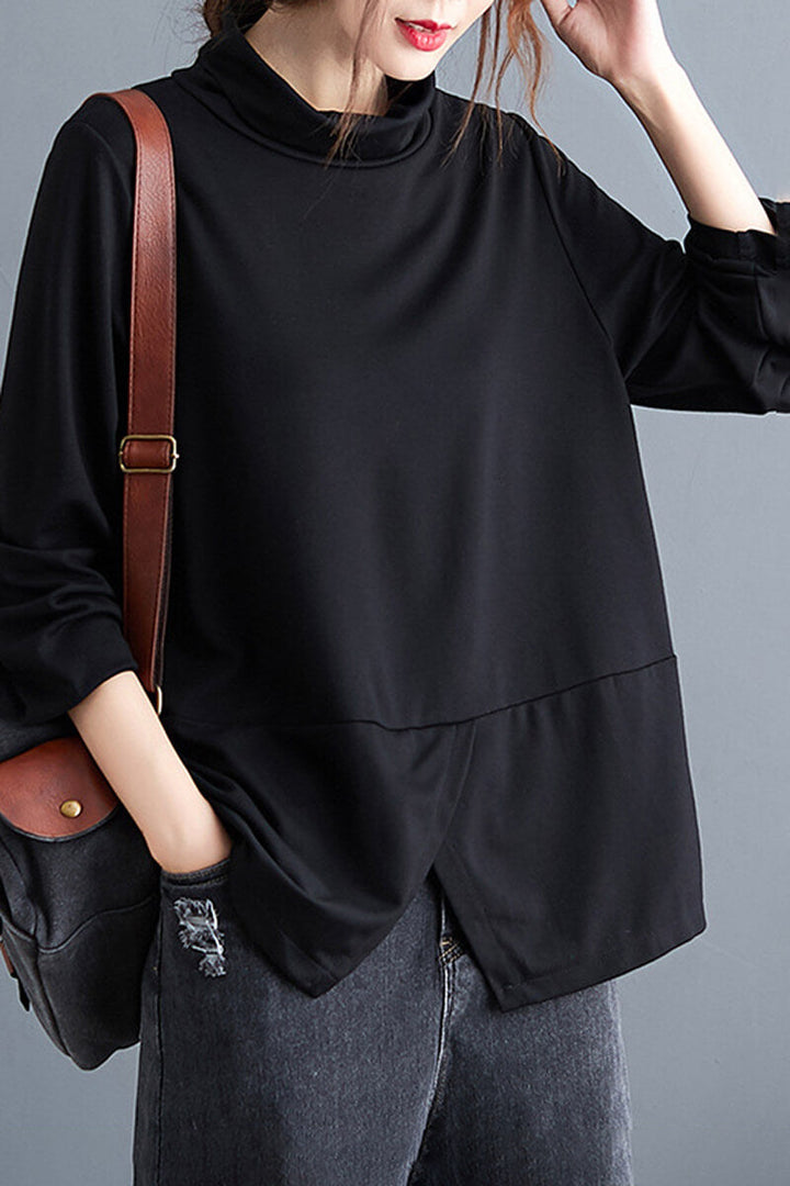 Stilla | Kontor Bluse Med Stående Krave