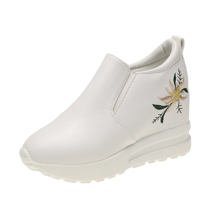 Dame Stilfulde Broderede Slip-On Sneakers Stilla