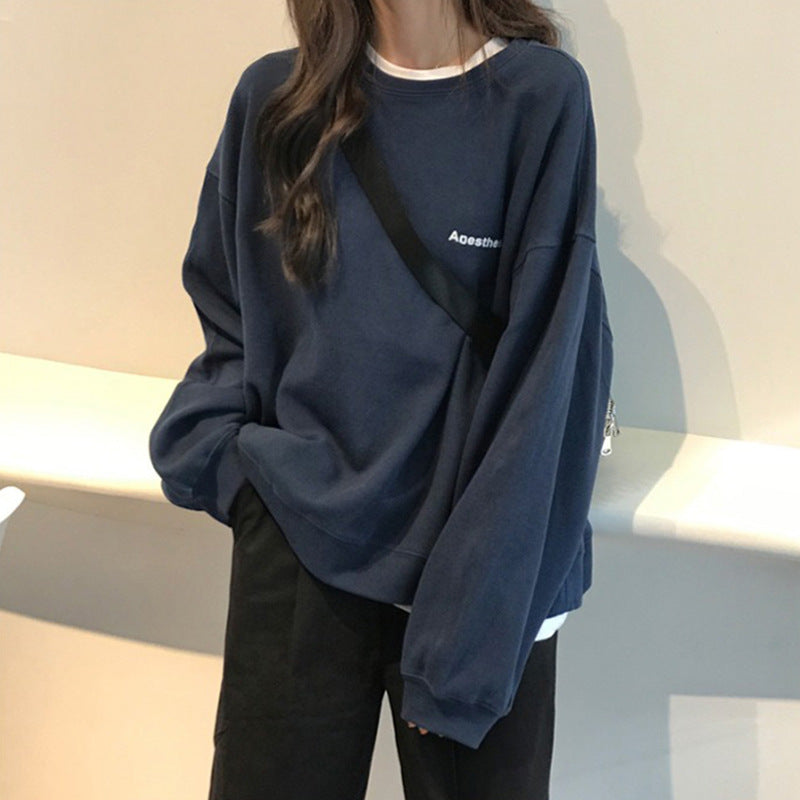 Femme Casual Overdimensioneret Sweatshirt Stilla