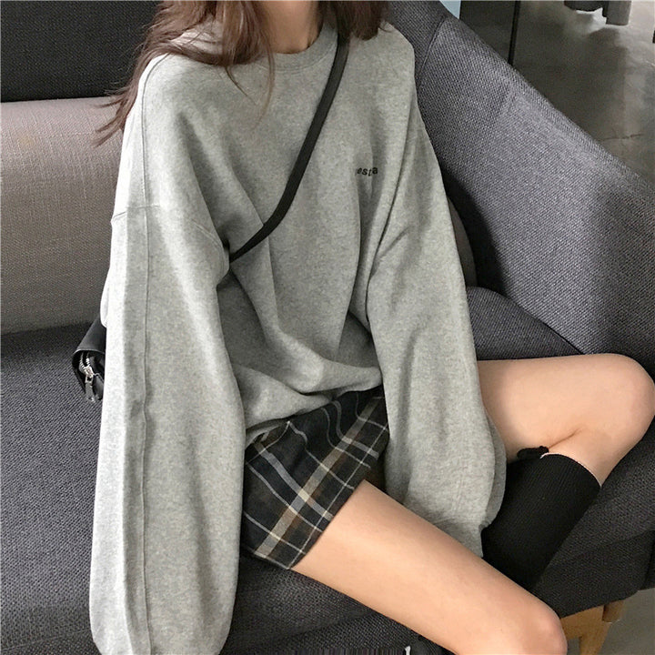 Femme Casual Overdimensioneret Sweatshirt Stilla