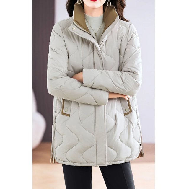 Stilla | Elegant quilted jakke med ståkrave til et smart look Ideel til efterår/vinter