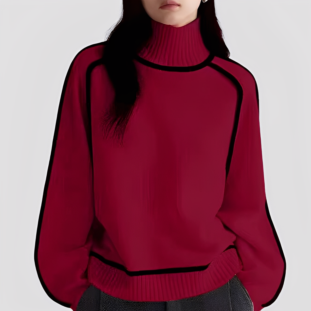 Stilla | Elegant, Afslappet Dame-Rullekravepullover