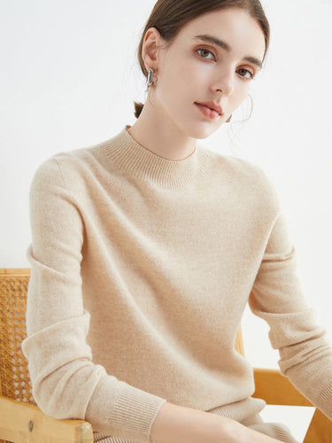 Stilla | Enkel Dame Sweater Lavet Af Cashmere