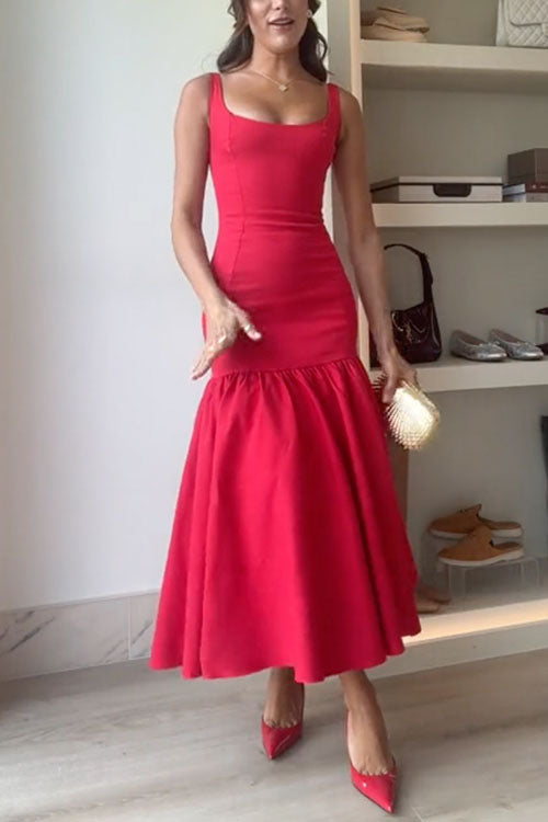 Stilla | Elegant Bodycon Midi Kjole