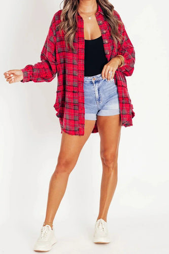 Stilla | Overdimensioneret Vasket Flannel