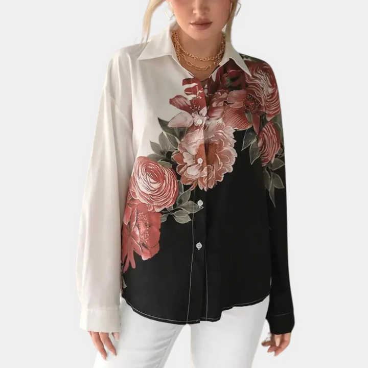 Stilla | Smart damebluse med ærmer Eu