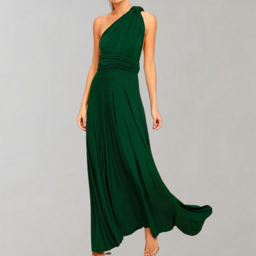 Stilla | Maxi Wrapkjole Med Stilfuld Overlay
