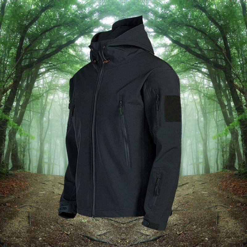Stilla | Herre Softshell Vinterjakke - Hætte Fuldt Zipper