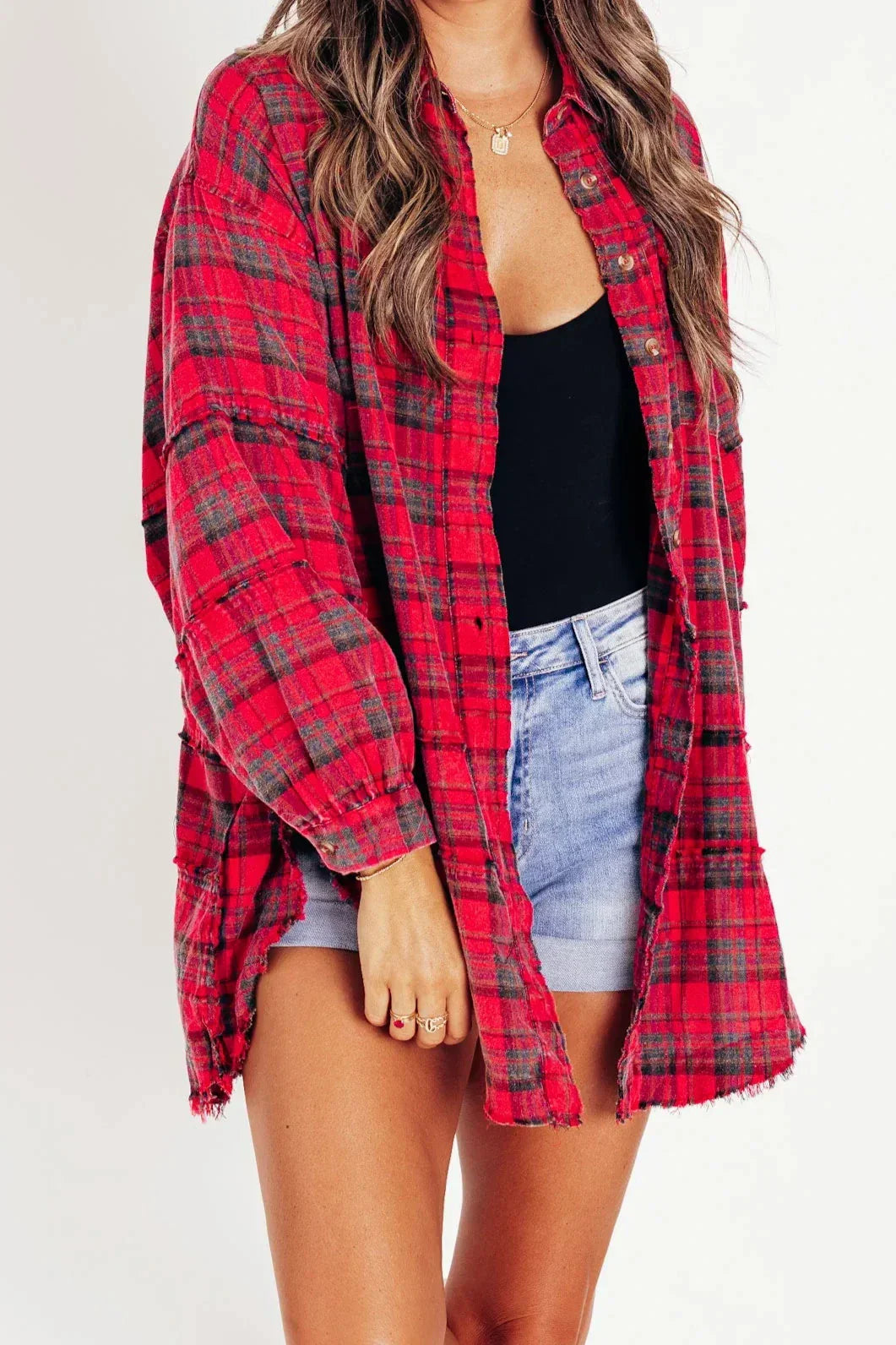 Stilla | Overdimensioneret Vasket Flannel