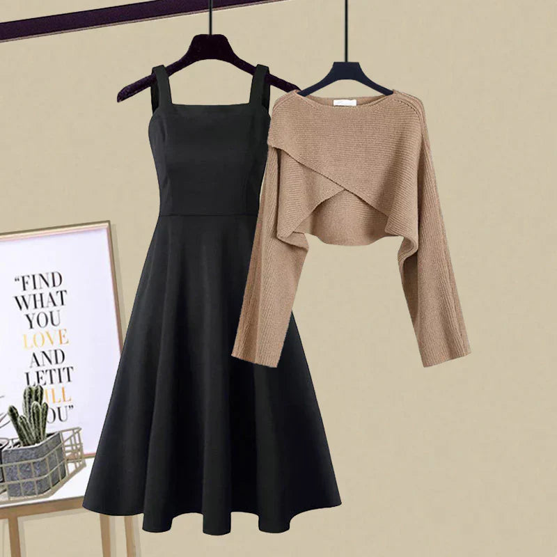 Stilla | Elegant strikkjolekombination