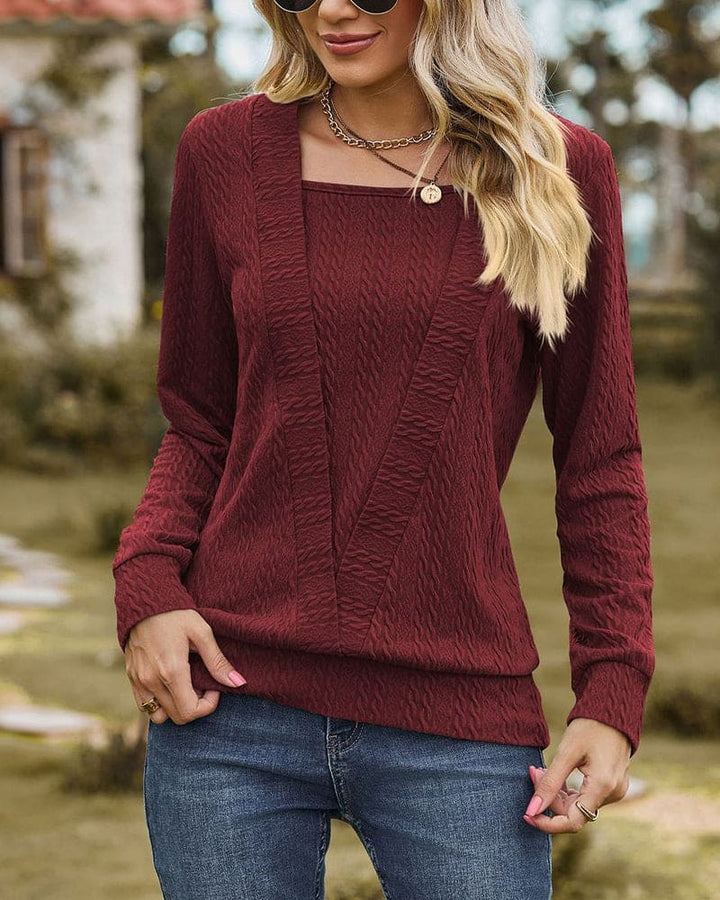 Stilla | Langærmet Bluse med feminin touch