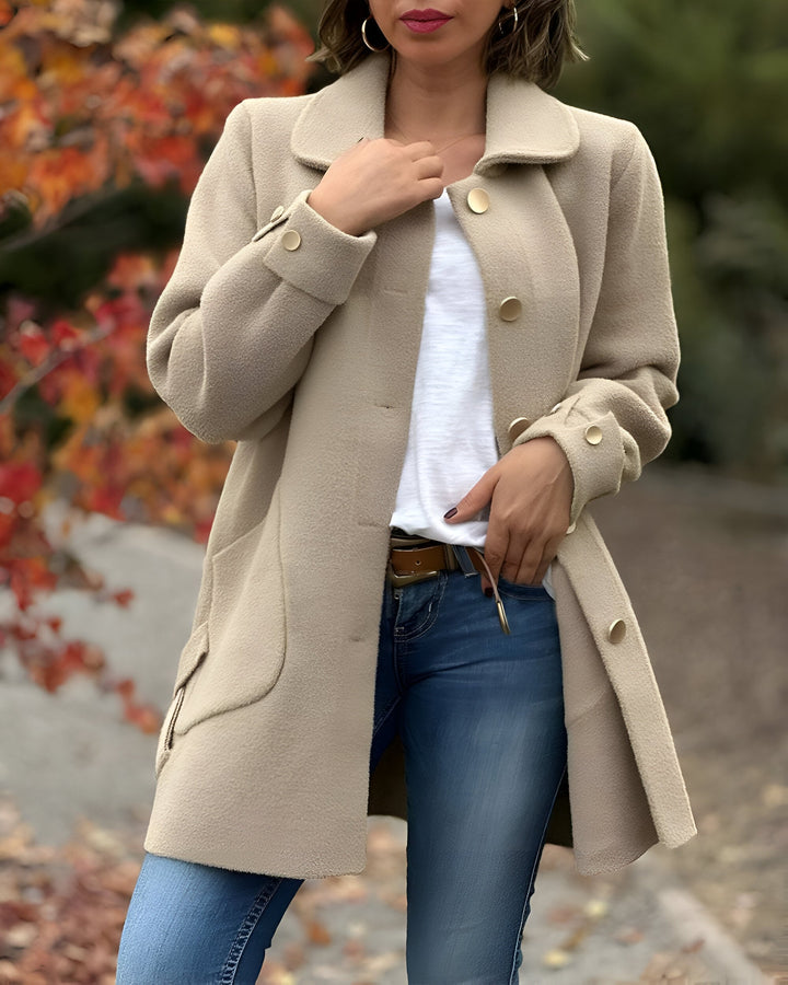 Stilla | Elegant Uld- og Cashmerefrakke