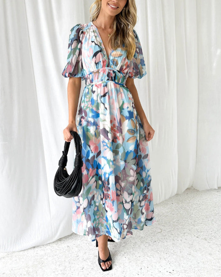 Stilla | Boho Blomster Max Kjole