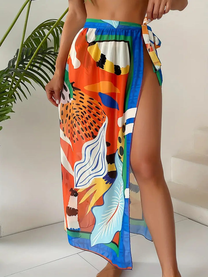 Stilla | Farverig Pop Art Stil Tryk Slips Side Dækning