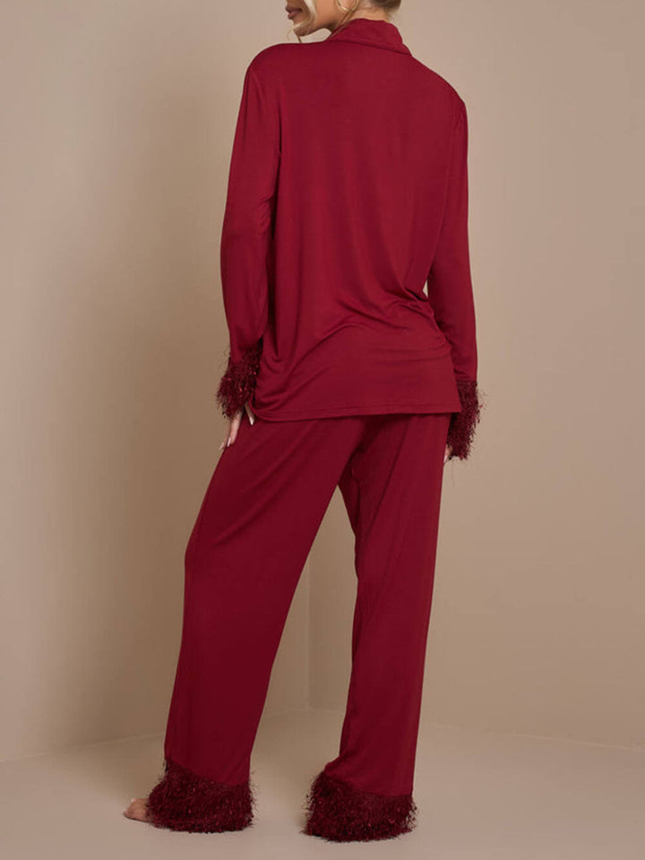 Stilla | Patchwork Pyjamasæt med Kvaster